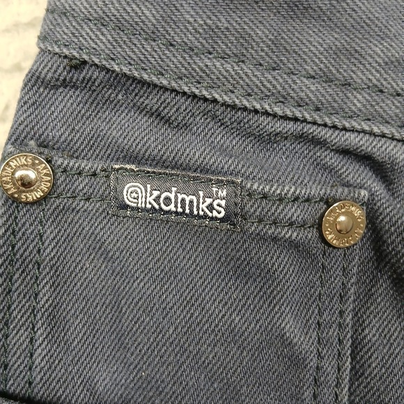 Akademiks Jeans Men's 46x34 Blue Denim Relaxed Fit Streetwear - Picture 4 of 11